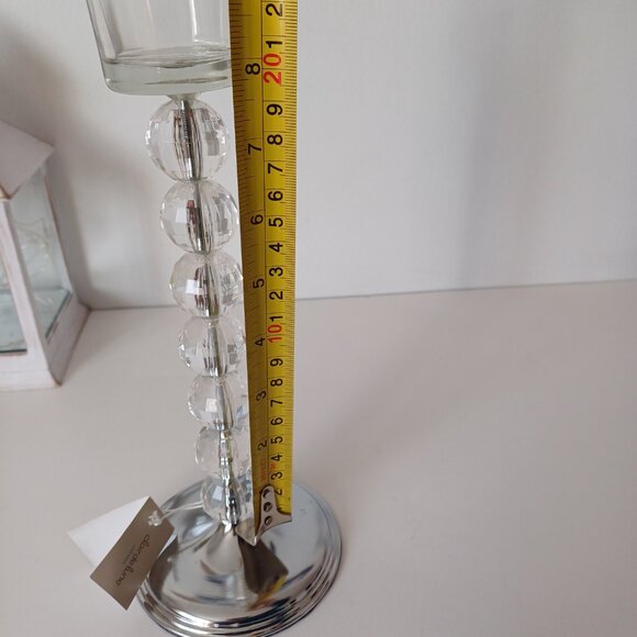 Clair de lune Ambiance Crystal Candlestick Candle Holder 11,5'' NWT - Picture 8 of 10